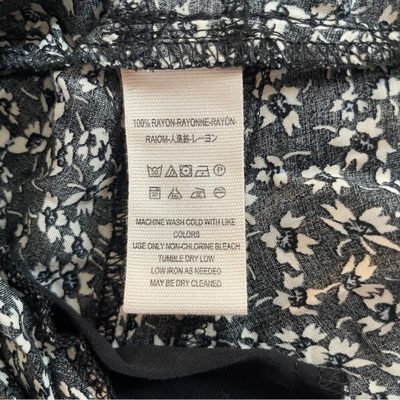 Free People Black Combo Floral One Fine Day Mini Dress 2072 - Picture 6 of 8